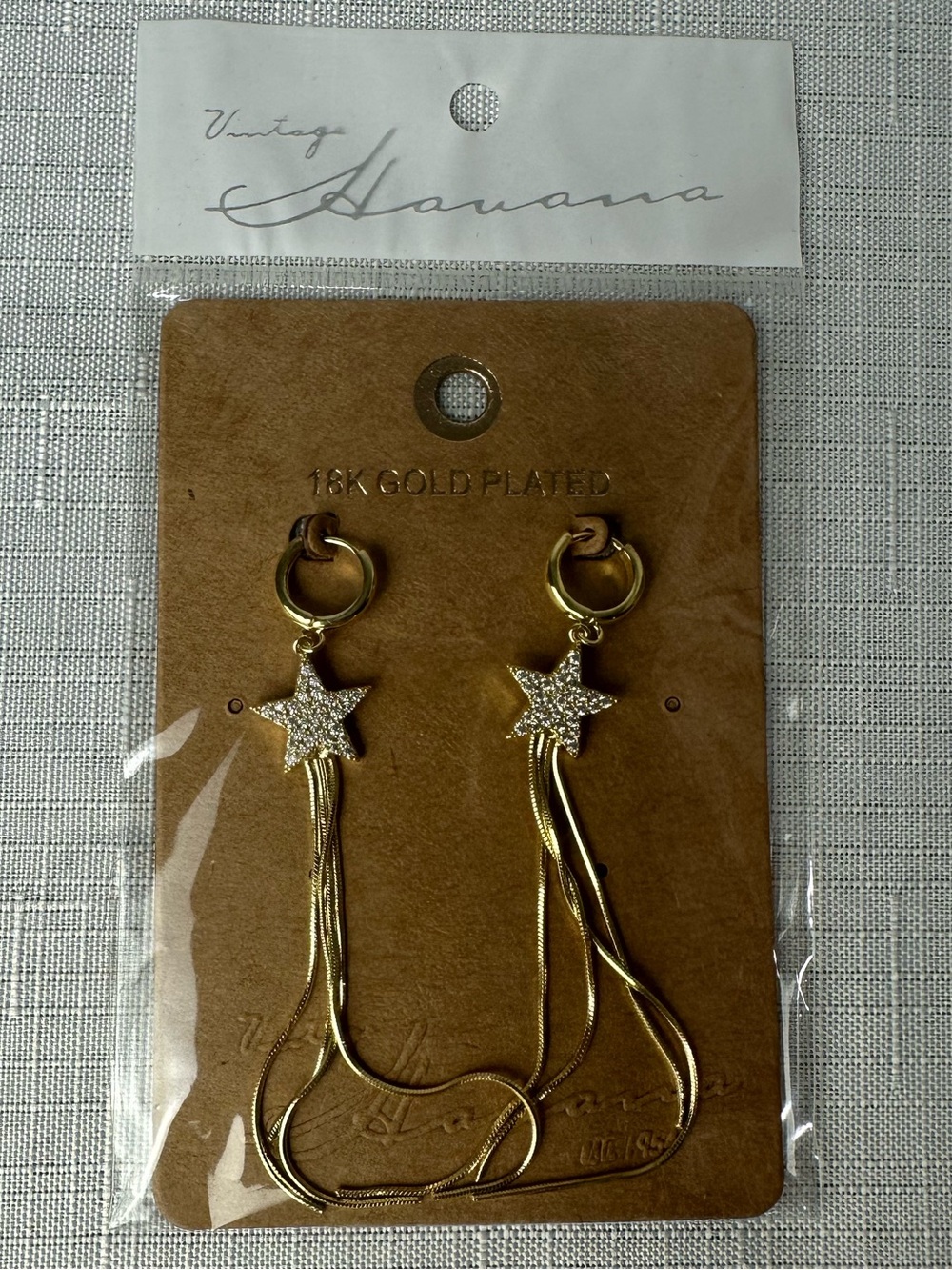 NEW Vintage Havana Teagan Dangle Earrings